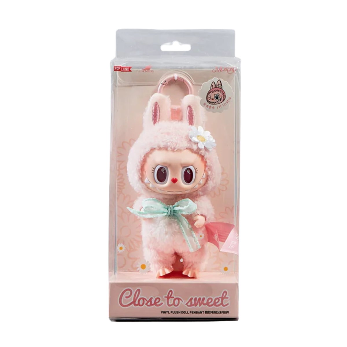 Labubu Mokoko "Close To Sweet" - Vinyl Plush Doll Pendant