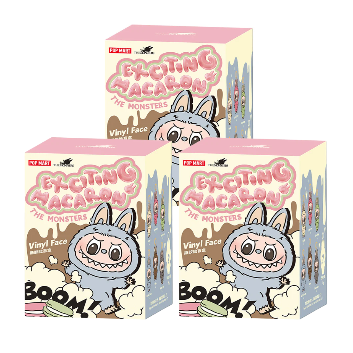 Labubu The Monsters "Exciting Macarons" 3 Blind Boxes