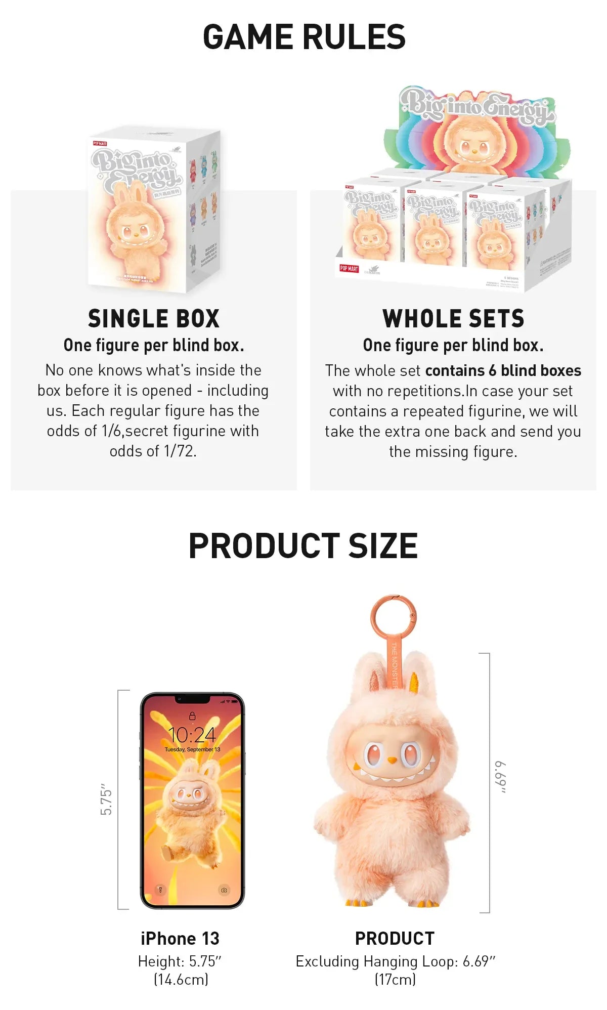 Labubu The Monsters "Big Into Energy" 4 Blind Boxes