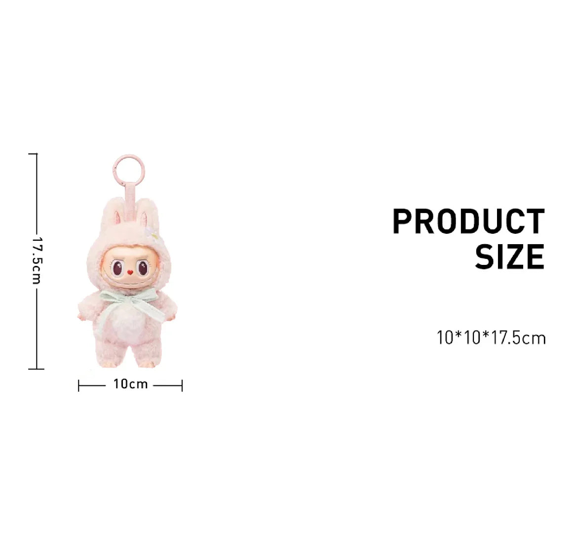 Labubu Mokoko "Close To Sweet" - Vinyl Plush Doll Pendant
