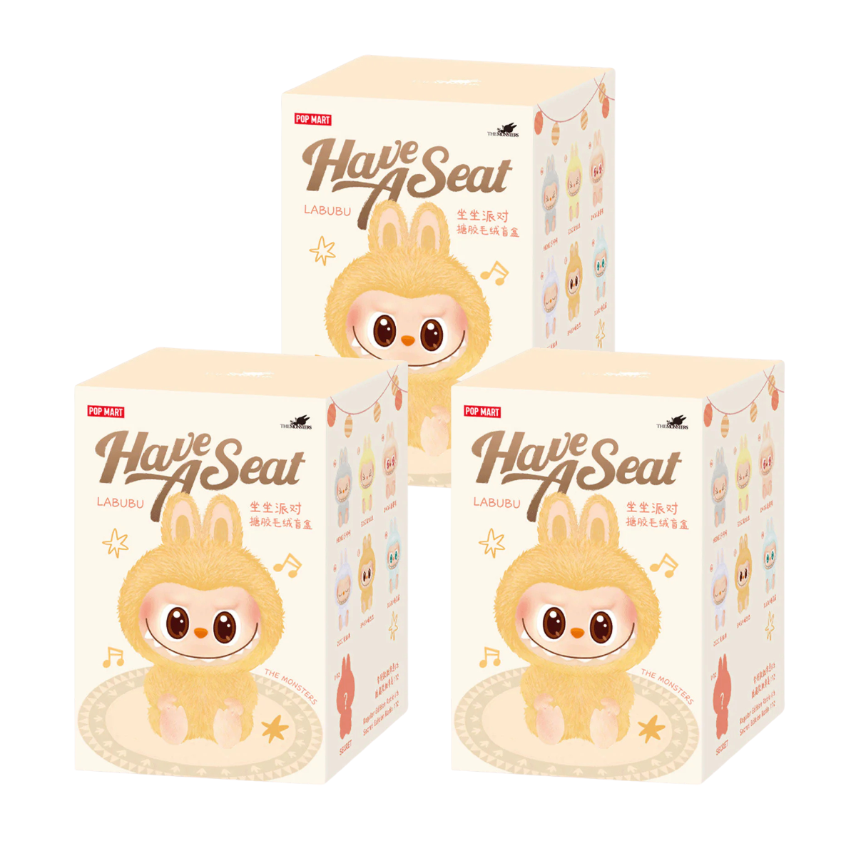 Labubu The Monsters "Have A Seat" 3 Blind Boxes